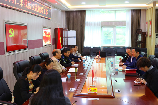 机关党委来bat365交流指导党建工作