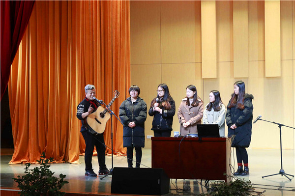 王建友来bat365举行流行音乐创作讲座